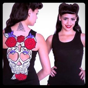 ☠️😻Sugar Skull tank😻☠️